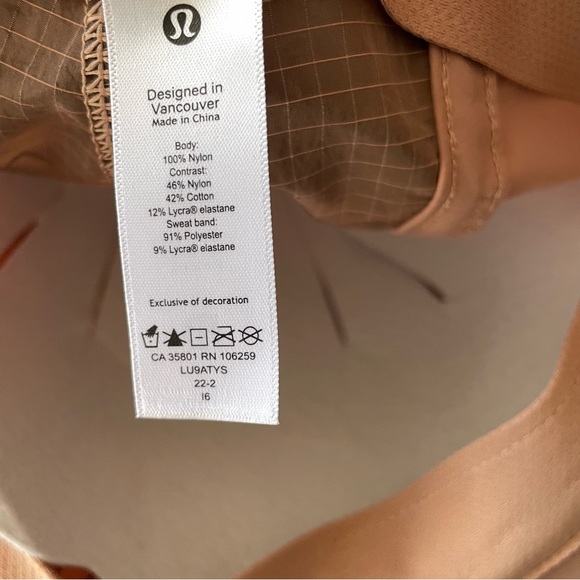 LULULEMON ATHLETICA drawcord hiking cap - Picture 10 of 10